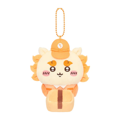 [Pre-order] Japan ChiiKawa Delivery Man Series | ChiiKawa Hachiware Usagi Momonga Kurimanju Rakko Shisa Crab Cute Plush Doll Keychain - Kawaii items Room Decoration Doll