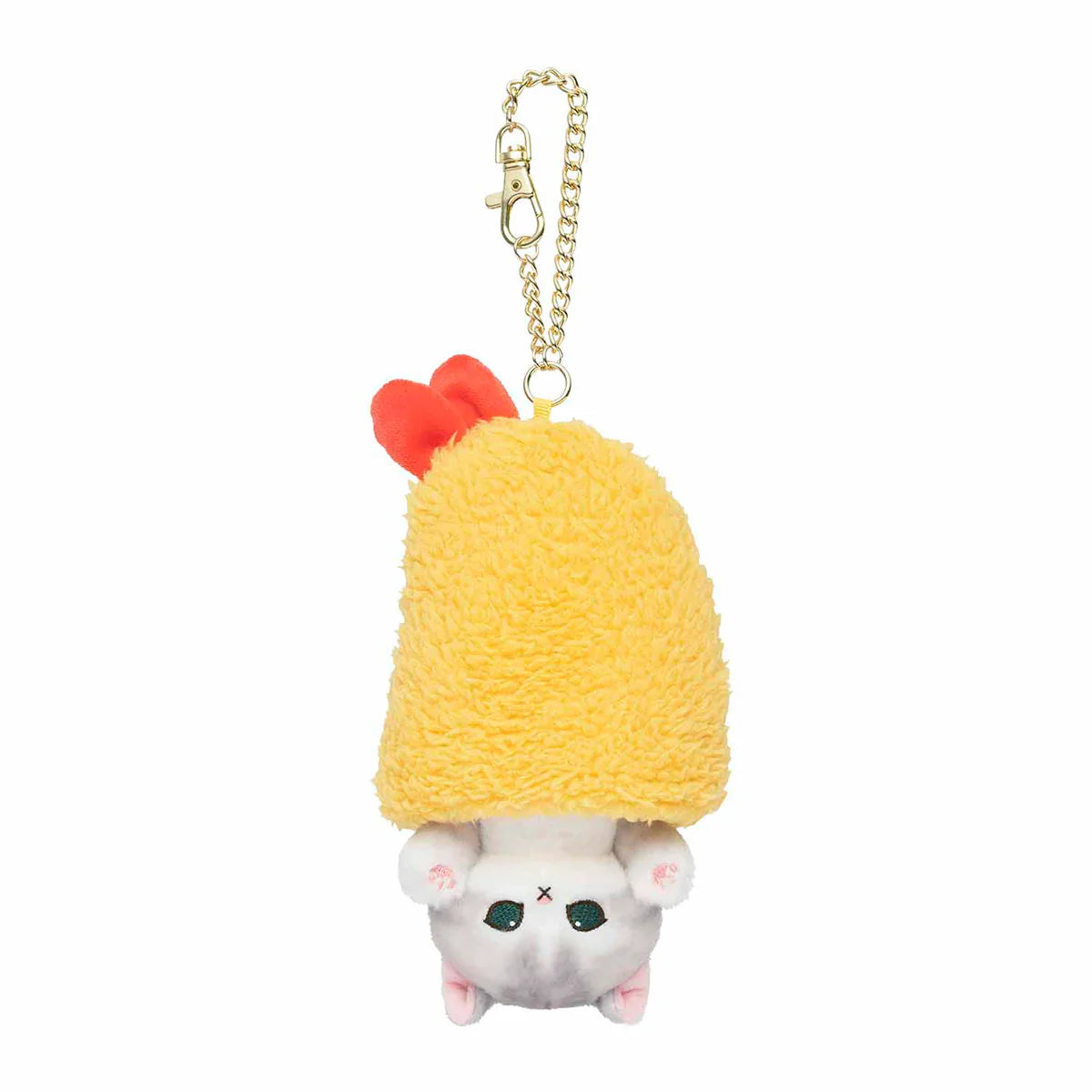 Japan Mofusand | Mofusand Cat in Shark and Shrimp Fly Cute Plush Doll Retractable Keyring - Kawaii items Room Decoration Doll
