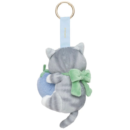 Japan Mofusand Merci Strawberry Series | Mofusand Cat Holding Strawberry Cute Plush Doll - Kawaii items Room Decoration Doll