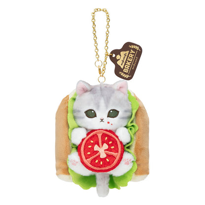 Mofusand Bakery Series | Mofusand Cat with Bread and Jam Cute Mascot Plush Doll Keychain and Doll Bag - Kawaii items Room Decoration Doll