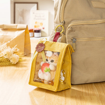 Mofusand Bakery Series | Mofusand Cat with Bread and Jam Cute Mascot Plush Doll Keychain and Doll Bag - Kawaii items Room Decoration Doll