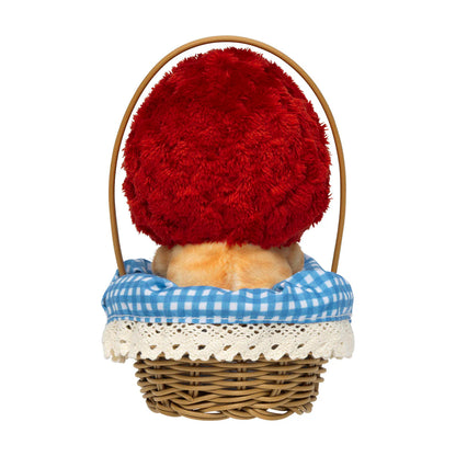 Japan Mofusand Strawberry Series | Mofusand Cat with Strawberry Hat Cute Plush Doll in Basket and Keychain - Kawaii items Room Decoration Doll