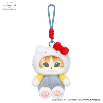 Mofusand X Sanrio Series | Mofusand Cat Crossover Sanrio Characters Cute Mascot Plush Doll Keychain - Kawaii items Room Decoration Doll