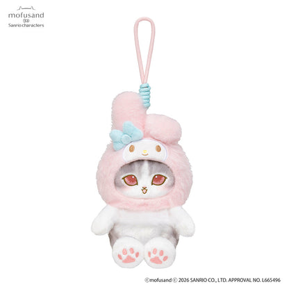 Mofusand X Sanrio Series | Mofusand Cat Crossover Sanrio Characters Cute Mascot Plush Doll Keychain - Kawaii items Room Decoration Doll