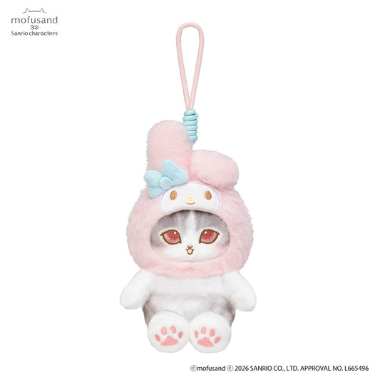 Mofusand X Sanrio Series | Mofusand Cat Crossover Sanrio Characters Cute Mascot Plush Doll Keychain - Kawaii items Room Decoration Doll