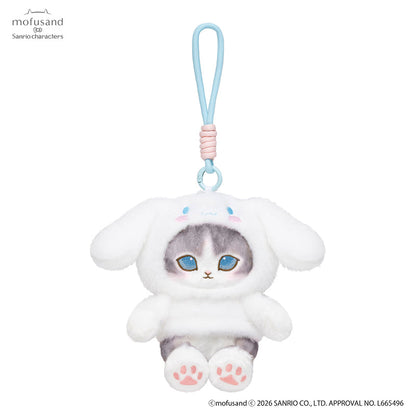 Mofusand X Sanrio Series | Mofusand Cat Crossover Sanrio Characters Cute Mascot Plush Doll Keychain - Kawaii items Room Decoration Doll