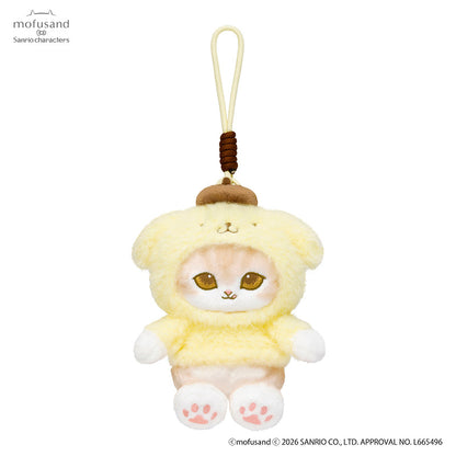 Mofusand X Sanrio Series | Mofusand Cat Crossover Sanrio Characters Cute Mascot Plush Doll Keychain - Kawaii items Room Decoration Doll