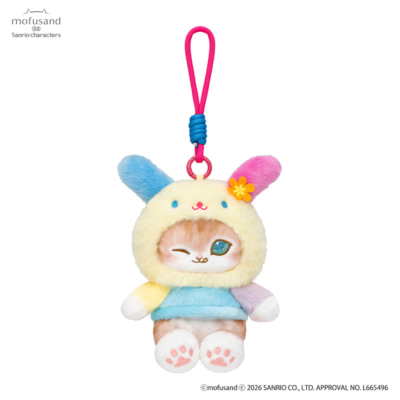 Mofusand X Sanrio Series | Mofusand Cat Crossover Sanrio Characters Cute Mascot Plush Doll Keychain - Kawaii items Room Decoration Doll