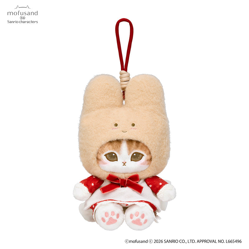 Mofusand X Sanrio Series | Mofusand Cat Crossover Sanrio Characters Cute Mascot Plush Doll Keychain - Kawaii items Room Decoration Doll