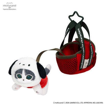 Mofusand X Sanrio Series | Mofusand Cat Crossover Sanrio Characters Cute Plush Doll in Small Shopping Bag - Kawaii items Room Decoration Doll