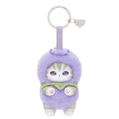 Japan Mofusand Kiramekko Fruity Kittens Series | Mofusand Cute Plush Doll with Plastic Face Keychain - Kawaii items Room Decoration Doll Mystery Box