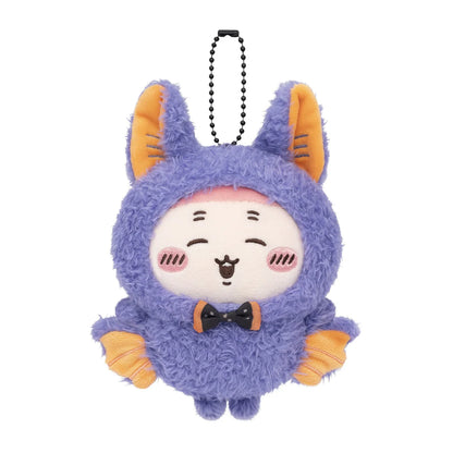 Japan ChiiKawa Halloween 2026 Series | ChiiKawa Hachiware Usagi Momonga Kurimanju Rakko Shisa Crab in Halloween Costume Cute Plush Doll Keychain - Kawaii items Room Decoration Doll