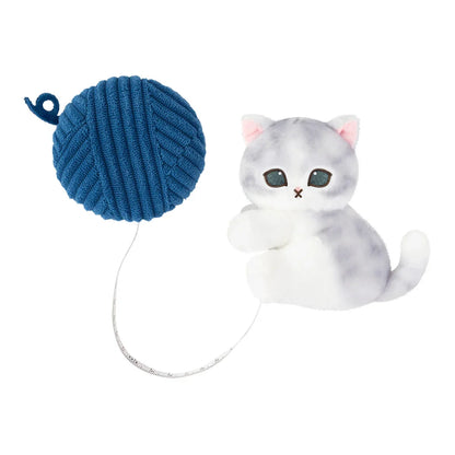 Japan Mofusand | Mofusand Cat with Yarn Measuring Tape Plush Doll - Kawaii items Room Decoration Doll
