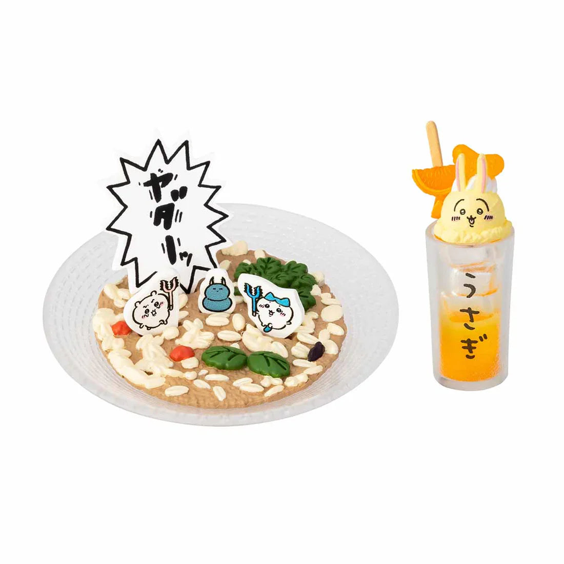Japan Chiikawa Miniature Serise | Chiikawa Chinese Restaurant Mini Figure Collection (8 types) 8Pack BOX - Kawaii Miniature World Doll Room - WinnieTheBirds Toy Shop