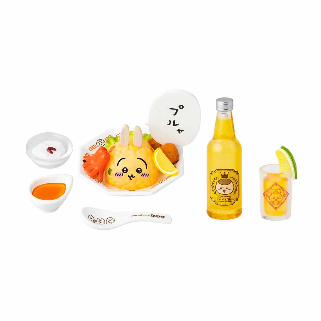 Japan Chiikawa Miniature Serise | Chiikawa Chinese Restaurant Mini Figure Collection (8 types) 8Pack BOX - Kawaii Miniature World Doll Room - WinnieTheBirds Toy Shop