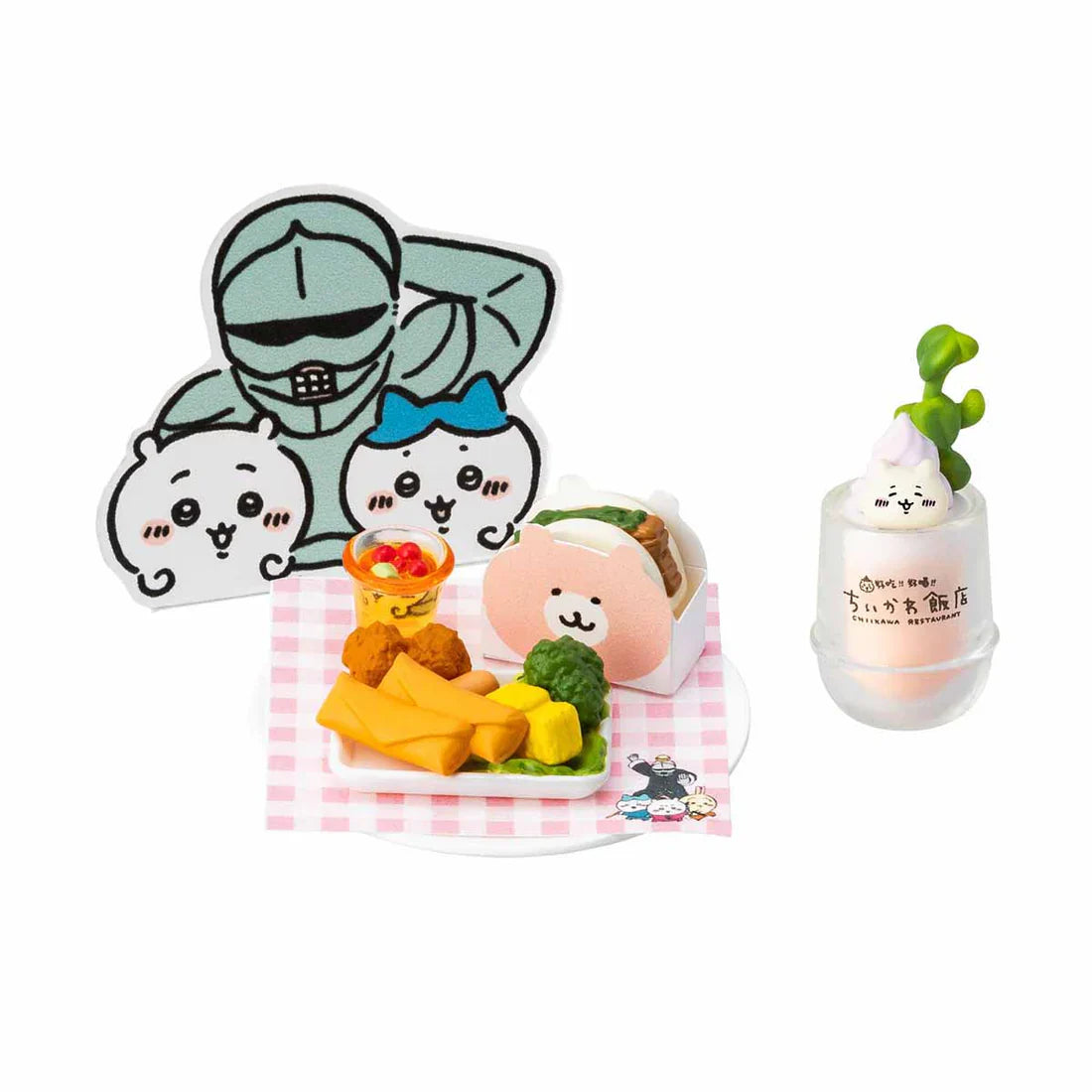 Japan Chiikawa Miniature Serise | Chiikawa Chinese Restaurant Mini Figure Collection (8 types) 8Pack BOX - Kawaii Miniature World Doll Room - WinnieTheBirds Toy Shop