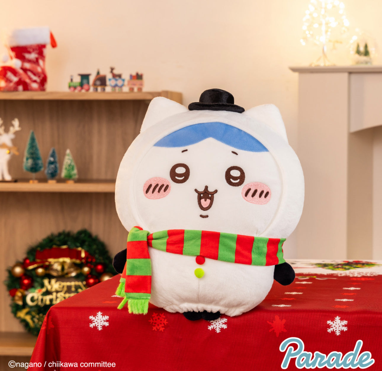 Japan ChiiKawa Prize | 2024 Merry Christmas Chiikawa Hachiware Usagi Plush Doll - Kawaii items Room Decoration doll WinnieTheBirds Toy Shop