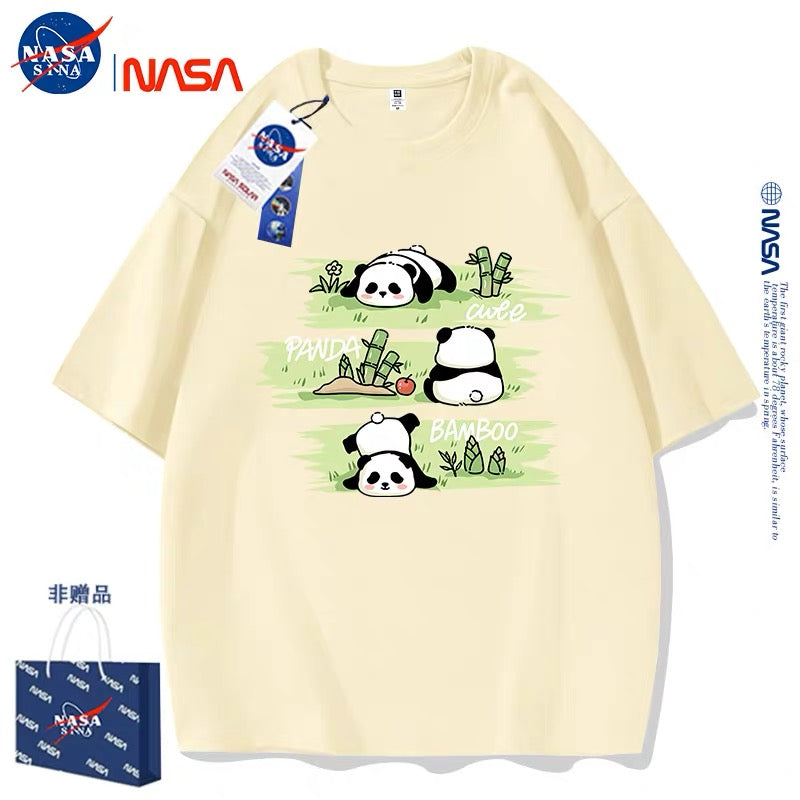 Cute Animals Panda Style T-Shirt Series | Three Cute Panda Part1 - Kawaii Fashion Items for Child & Adult Matching outfits for Parents and Children