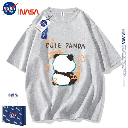 Cute Animals Panda Style T-Shirt Series | Back of Cute Panda Part2 - Kawaii Fashion Items for Child & Adult