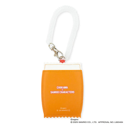 Japan ChiiKawa Kiramekko X Sanrio Series | ChiiKawa Hachiware Usagi Momonga Shisa Crab Cute Pass Case Cardholder - Kawaii items Room Decoration