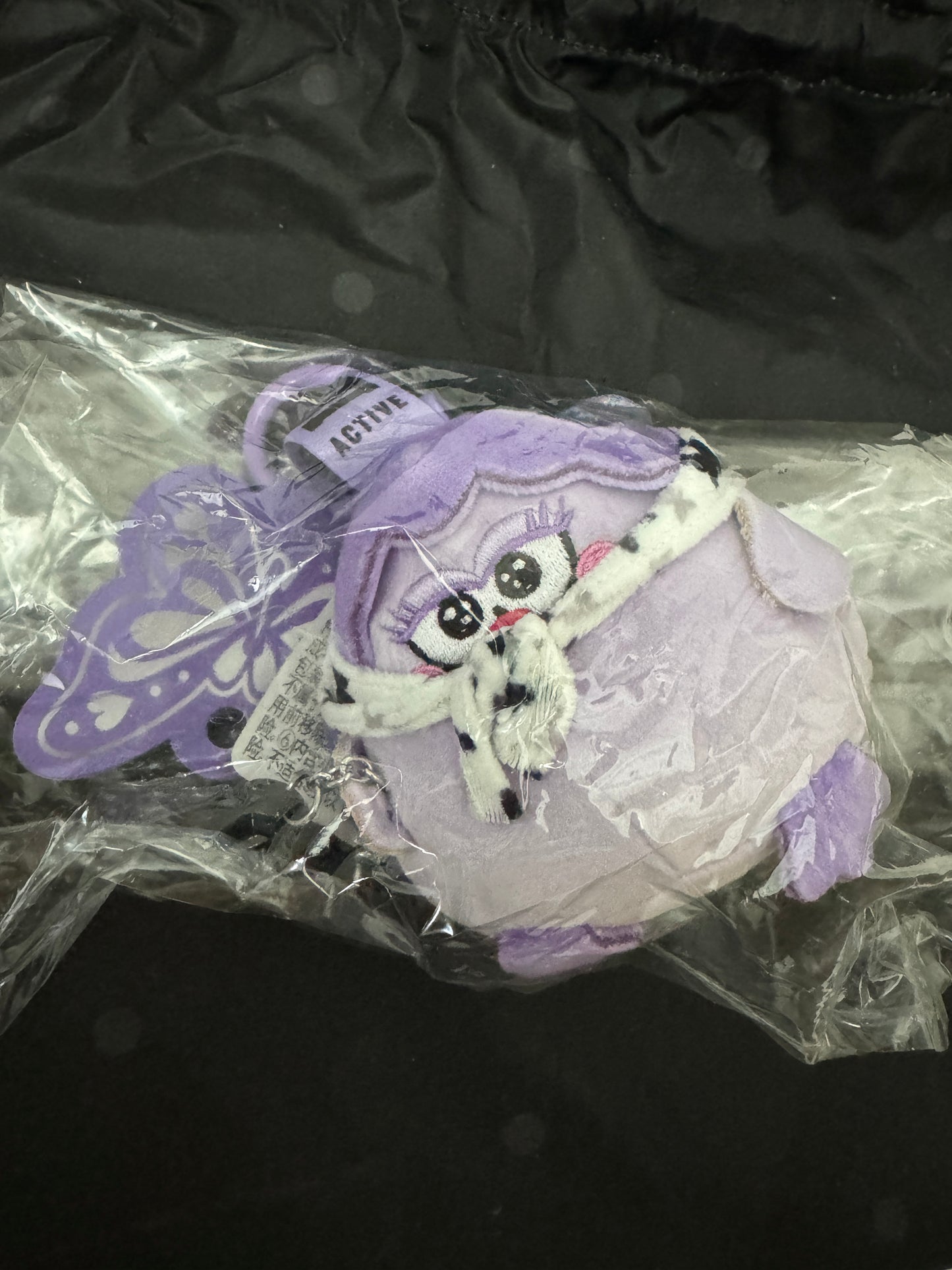 [Pre-Owned] Lovely Chicken Fat Dundun Special Plush Keychain | Crossover Anna Sui Lady DunDun - Fashion Animal Plush Doll