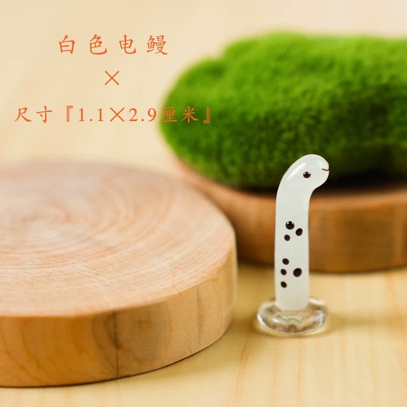 Japanese Cartoon Luminous Glass Ornament | Seaweed Ball Garden Eel Crayfish  Blue Nemo Crab Kelp  - For Betta Fish Tropical Fish Toy Micro Landscape Creative