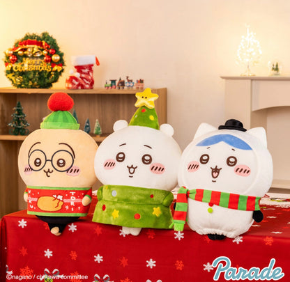 Japan ChiiKawa Prize | 2024 Merry Christmas Chiikawa Hachiware Usagi Plush Doll - Kawaii items Room Decoration doll WinnieTheBirds Toy Shop
