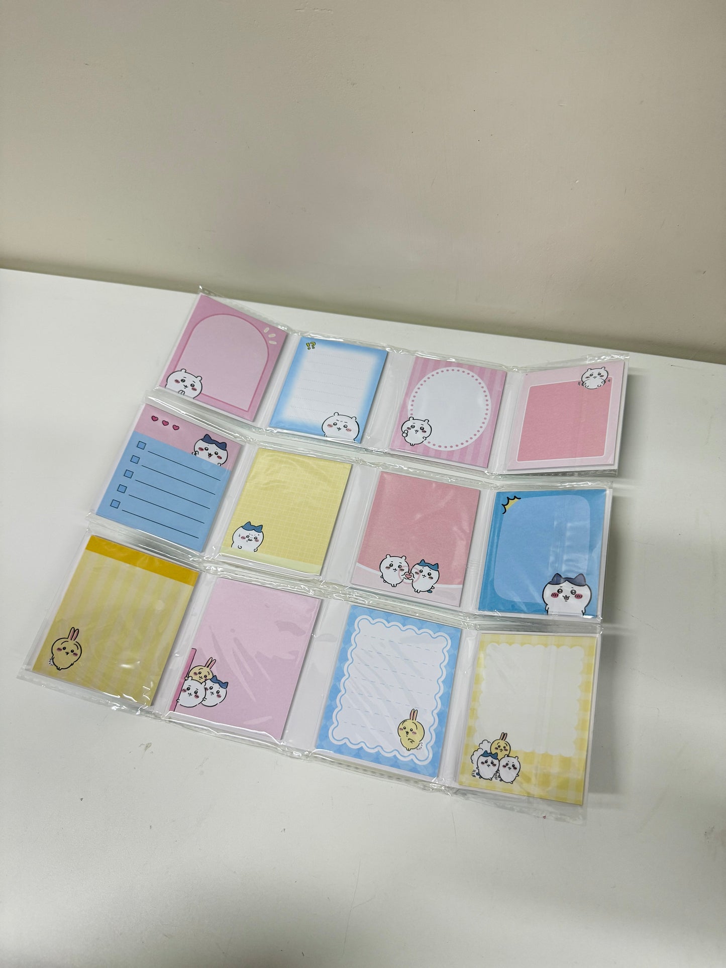 ChiiKawa X Miniso | ChiiKawa Hachiware Usagi Memo Stickers Set - Kawaii Stationery items Room Decoration  WinnieTheBirds Toy Shop