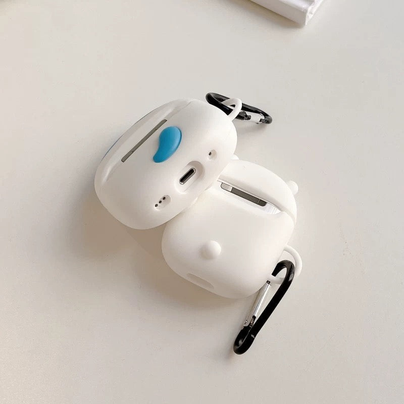 Japanese Cartoon ChiiKawa Silicon Airpods Case with Keychain | Chiikawa Hachiware Usagi - AirPods AirPodsPro AirPods3 AirPods4 Case WinnieTheBirds Toy Shop