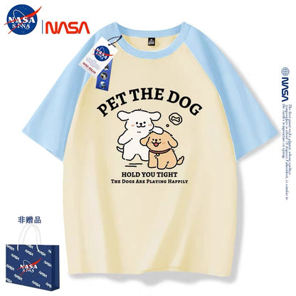 Cute Cartoon Doggie Maltese Puppy Style T-Shirt Series | Pet The Dog Part3 - Kawaii Fashion Items for Child & Adult