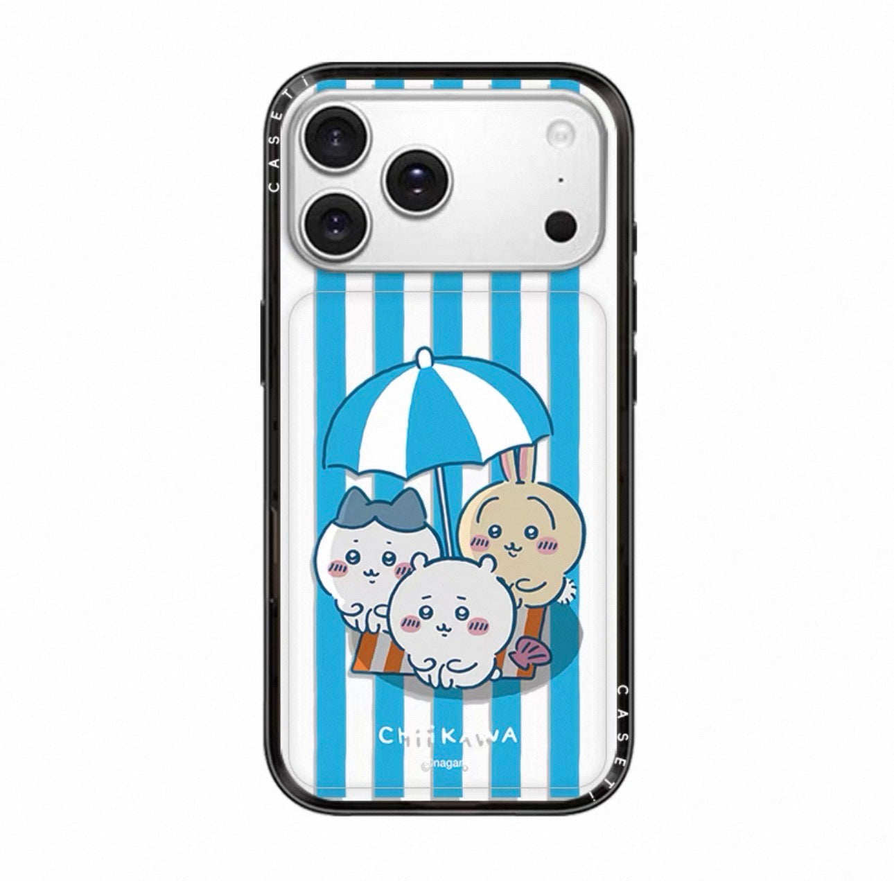 Japanese Cartoon ChiiKawa Clear with Transparent Black Frame New Version Case | Summer Time Party 12 Styles - iPhone Case 13 14 15 16 17 Pro Promax