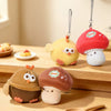 Lovely Chicken Fat Dundun Plush Keychain | Mushroom Cook with Chick Series - Children Gift Animal Plush Doll