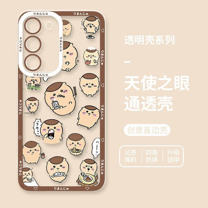 Japanese Cartoon Chiikawa | Kurimanju 5 Styles - Phone Case Samsung Galaxy S26 S25 S24 S23 S22 S21 FE Ultra Edge