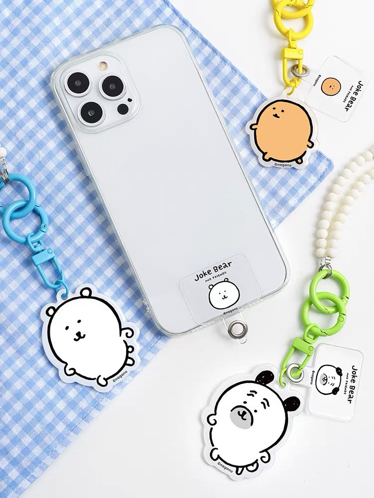 Joke Bear with friends Phone Lanyard Long Version | Joker Bear Pug Moguracorokke - for All Smart Phones- for All Smart Phones