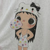 Korean Fashion Artists Style Long-sleeved Sun Protection T-Shirt Series | Little Girl Yuk with Kitty Hat and Star Bubble - Kawaii Fashion Items