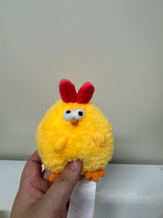 Lovely Chicken Fat Dundun Plush Doll Keychain | Tempura Chick - Children Gift Animal Mini Plush Doll
