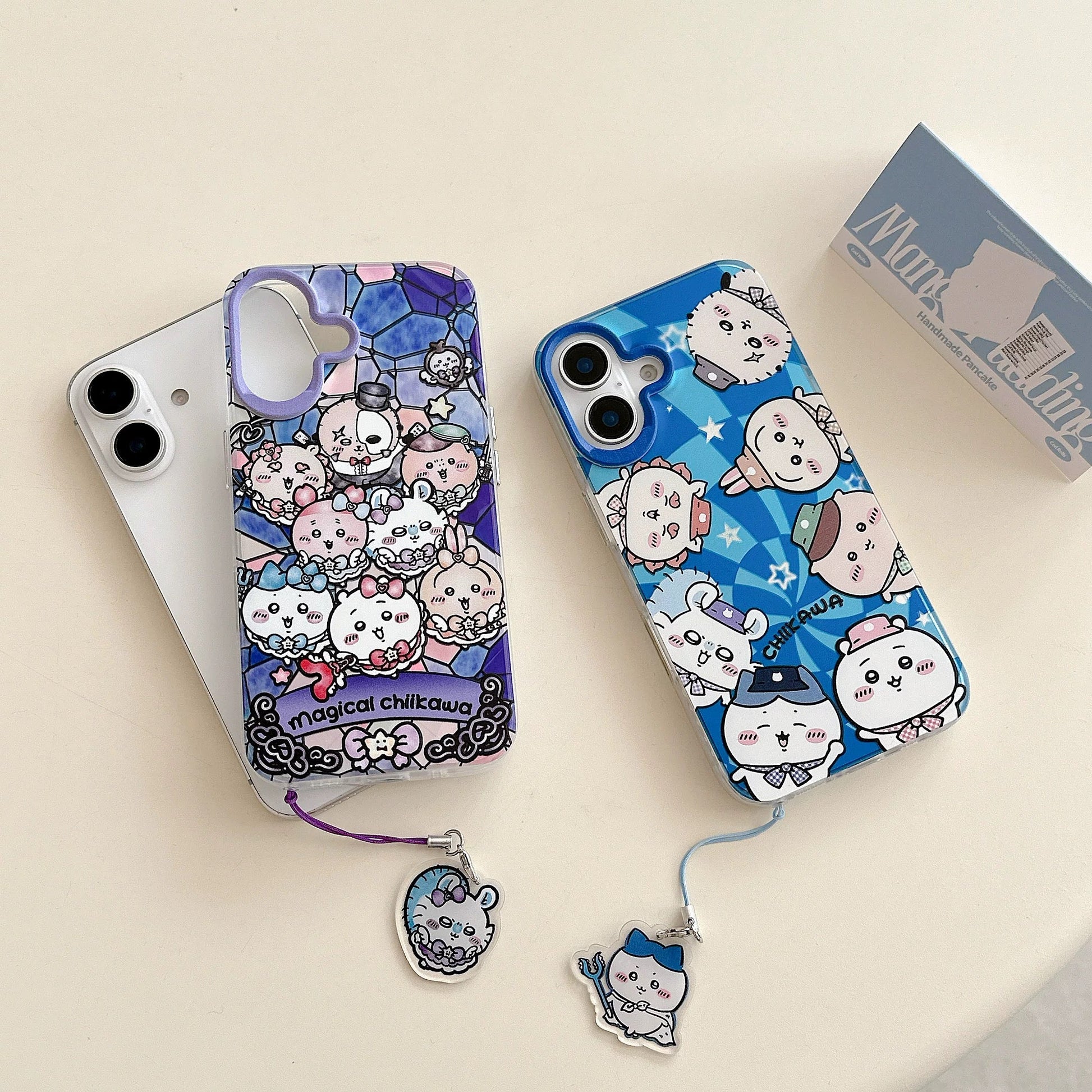 Japanese Cartoon Chiikawa Group | Magic Girl & Party Group - iPhone Case 7 8 PLUS SE2 XS XR X 11 12 13 14 15 16 16e 17 Pro Promax 12mini 13mini