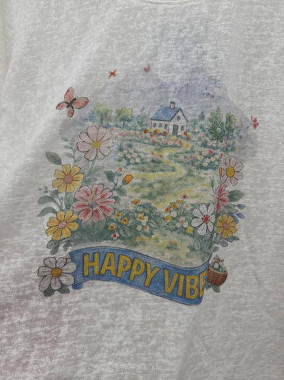 Korean Fashion Garden Style T-Shirt Series | Drawing Happy Vibes - Kawaii Fashion Items