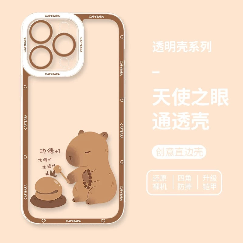 Cute Animal Capybara | Part1 8 Styles - iPhone Case PLUS SE2 XS XR X 11 12 13 14 15 16 16e 17 17e Pro Promax 12mini 13mini