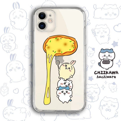 Japanese Cartoon Chiikawa Clean Case | Happy Fun Part1 - iPhone Case PLUS SE2 11 12 13 14 15 16 17 Pro Promax 12mini 13mini