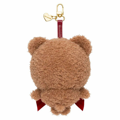 Japan ChiiKawa Kiramekko Teddy Bear Series | ChiiKawa Hachiware Usagi Momonga Kurimanju Rakko Cute Plush Doll with Plastic Face Keychain - Kawaii items Room Decoration Doll