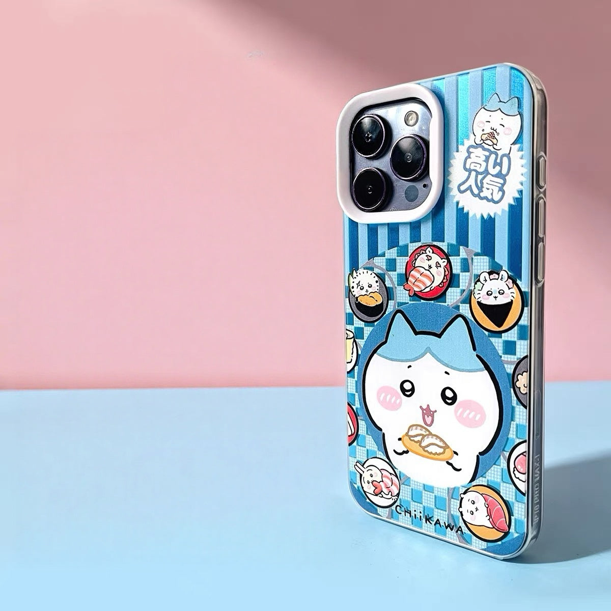 Japanese Cartoon ChiiKawa with Sushi Laser Case | Chiikawa Hachiware Usagi - Phone Case Samsung Galaxy S26 S25 S24 S23 S22 S21 FE Ultra Edge