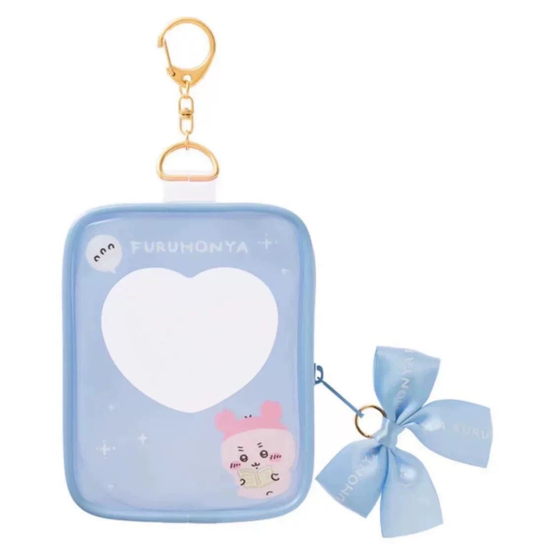 Japanese Cartoon Chiikawa Plastic with Ribbon Itabag Bag Keychain | ChiiKawa Hachiware Usagi Momonga Kurimanju Rakko Shisa Kani - Kawaii Items Can Put in Dolls Keep Dolls Clean WinnieTheBirds Toy Shop