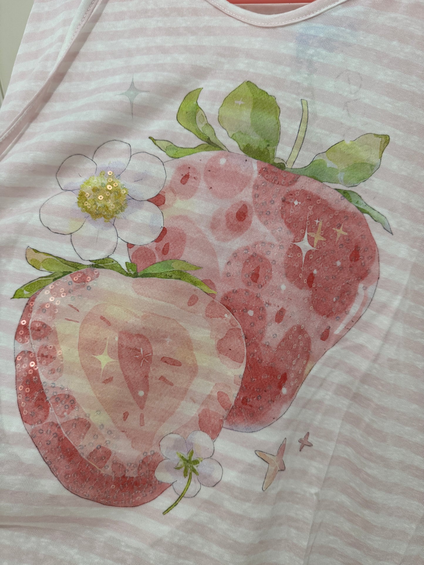 Korean Fashion Cute Fruits Style Long-sleeved Sun Protection T-Shirt Series | Strawberry Hoodie - Kawaii Fashion Items