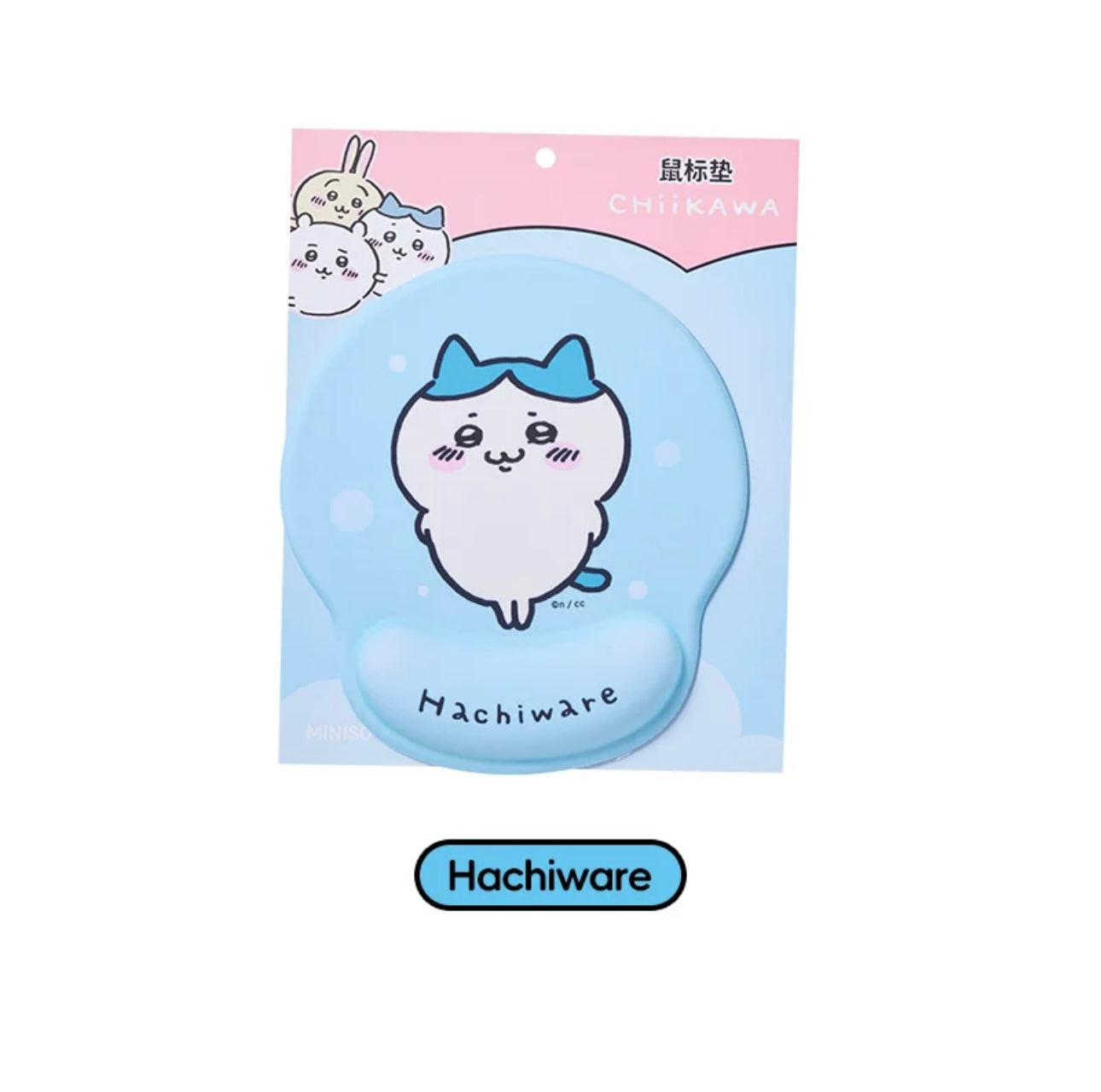 ChiiKawa X Miniso | ChiiKawa Hachiware Usagi Mouse Pad with Hand Pillow - Kawaii items Room Decoration  WinnieTheBirds Toy Shop