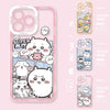 Japanese Cartoon Comic Outing Version | Chiikawa Hachiware Usagi Momonga - iPhone Case PLUS SE2 XS XR X 11 12 13 14 15 16 16e 17 17e Pro Promax 12mini 13mini