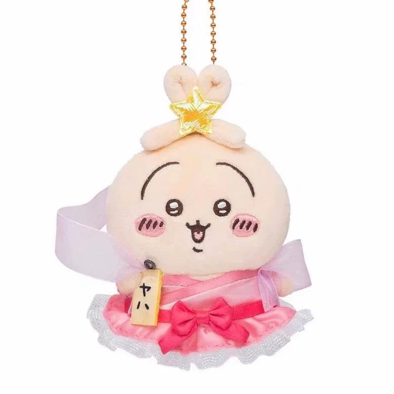 Free Gift : Japan ChiiKawa Tanabata Star Festival | ChiiKawa Hachiware Usagi - Mini Plush Doll 10cm Keychain WinnieTheBirds Toy Shop
