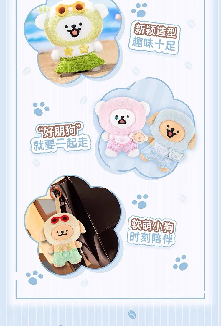 TopToy Maltese Puppy Happy Cafe Series | Vinyl Face Plush Doll - Collectable Toys Mystery Blind Box