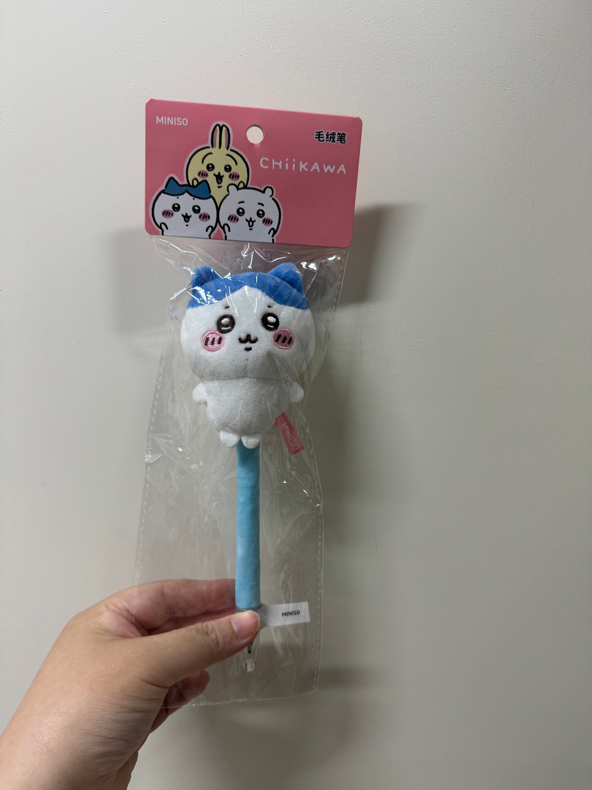 ChiiKawa X Miniso | ChiiKawa Hachiware Usagi Plush Pen - Kawaii items Room Decoration  WinnieTheBirds Toy Shop