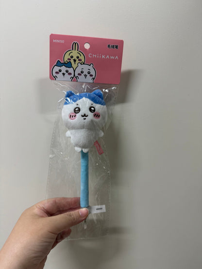 ChiiKawa X Miniso | ChiiKawa Hachiware Usagi Plush Pen - Kawaii items Room Decoration  WinnieTheBirds Toy Shop